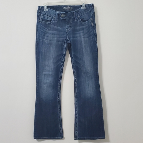 Silver JeansTuesday Lowrise Slim Bootcut Jeans 29 Waist - Picture 2 of 12